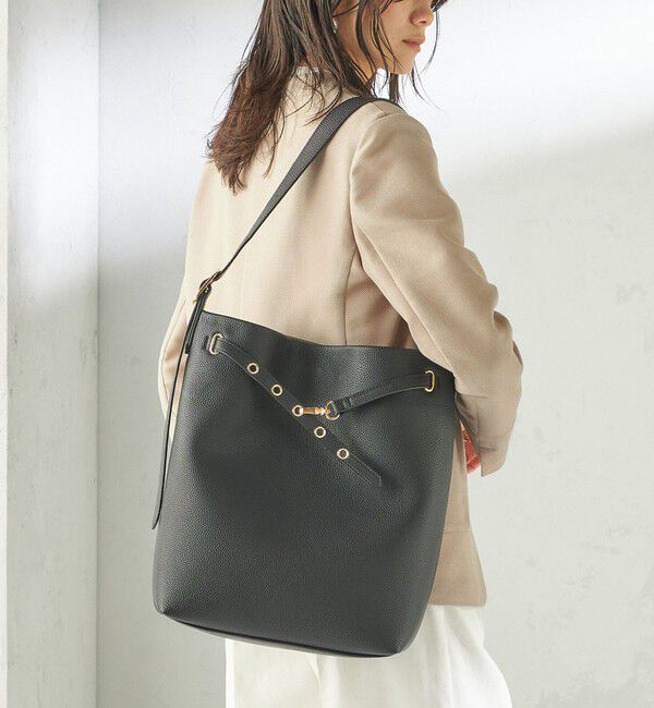 SHIPS for women「【WEB限定】ハトメ ベルト ワンショルダー バッグ M」|トートバッグ|