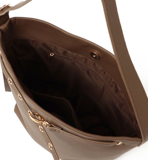 SHIPS for women「【WEB限定】ハトメ ベルト ワンショルダー バッグ M」|トートバッグ|