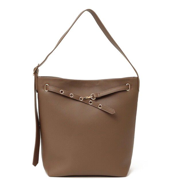 SHIPS for women「【WEB限定】ハトメ ベルト ワンショルダー バッグ M」|トートバッグ|