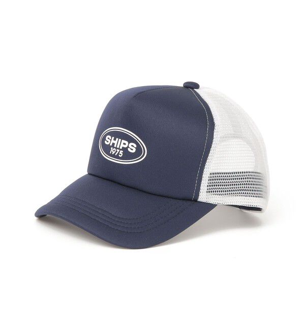 SHIPS KIDS「SHIPS KIDS:ラウンドブリム メッシュ キャップ」|キャップ・キャスケット|ネイビー