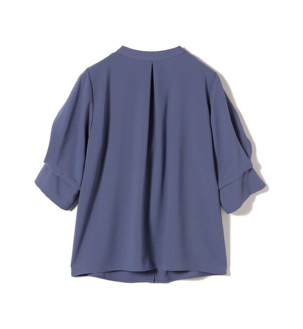 SHIPS Colors 「《予約》SHIPS Colors:〈洗濯機可能〉ジョーゼット タック スリーブ ブラウス◆」|シャツ・ブラウス|