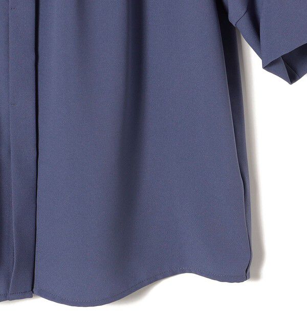 SHIPS Colors 「《予約》SHIPS Colors:〈洗濯機可能〉ジョーゼット タック スリーブ ブラウス◆」|シャツ・ブラウス|