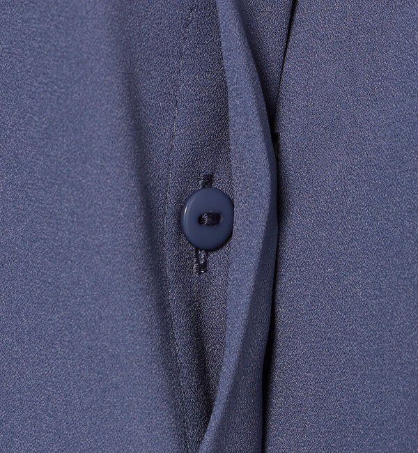 SHIPS Colors 「《予約》SHIPS Colors:〈洗濯機可能〉ジョーゼット タック スリーブ ブラウス◆」|シャツ・ブラウス|