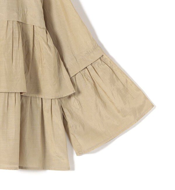 SHIPS Colors 「SHIPS Colors:〈手洗い可能〉コットン キュプラ ティアード 羽織り シャツ」|シャツ・ブラウス|