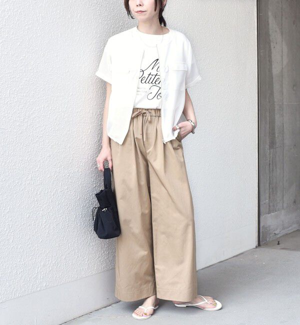 SHIPS Colors 「《予約》SHIPS Colors:〈手洗い可能〉メッシュ 5分袖 ジップ ハオリ◆」|ブルゾン・スタジャン|