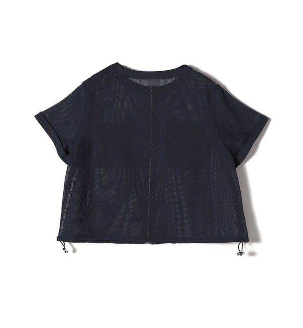 SHIPS Colors 「《予約》SHIPS Colors:〈手洗い可能〉メッシュ 5分袖 ジップ ハオリ◆」|ブルゾン・スタジャン|