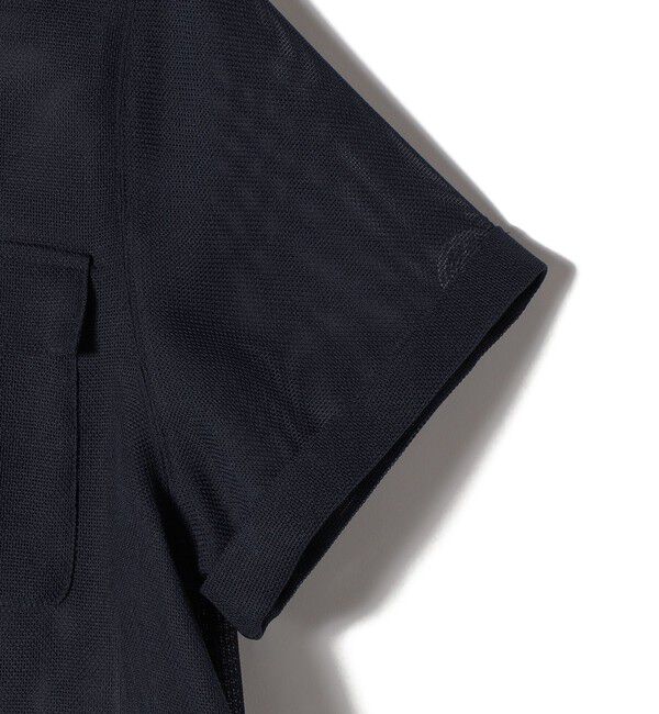 SHIPS Colors 「《予約》SHIPS Colors:〈手洗い可能〉メッシュ 5分袖 ジップ ハオリ◆」|ブルゾン・スタジャン|