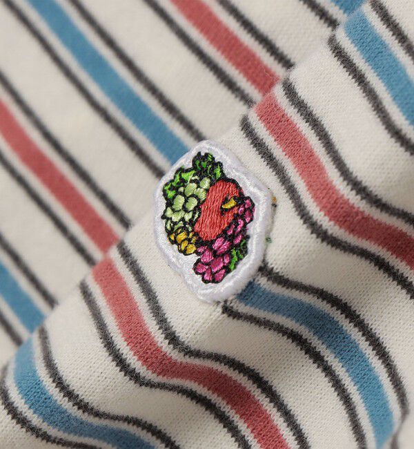SHIPS any「FRUIT OF THE LOOM:〈洗濯機可能〉マルチ ボーダー Tシャツ<KIDS>」|Tシャツ・カットソー|