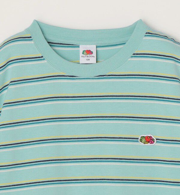 SHIPS any「FRUIT OF THE LOOM:〈洗濯機可能〉マルチ ボーダー Tシャツ<KIDS>」|Tシャツ・カットソー|