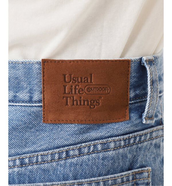 OUTDOOR PRODUCTS Usual Things「追加3 ULTデニムスリットリーンスカート」|スカート|