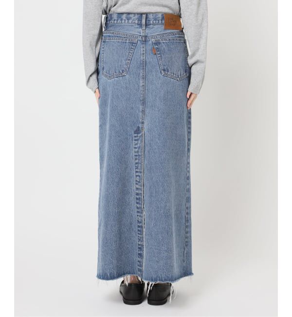 OUTDOOR PRODUCTS Usual Things「追加3 ULTデニムスリットリーンスカート」|スカート|