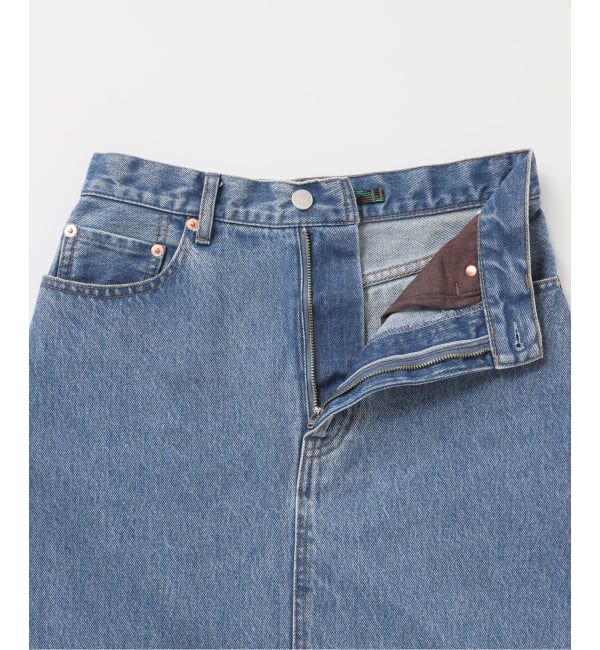 OUTDOOR PRODUCTS Usual Things「追加3 ULTデニムスリットリーンスカート」|スカート|