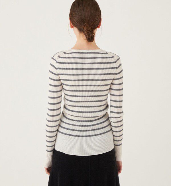 GALERIE VIE「プルミエールウールリブ クルーネックプルオーバー」|ニット・セーター|