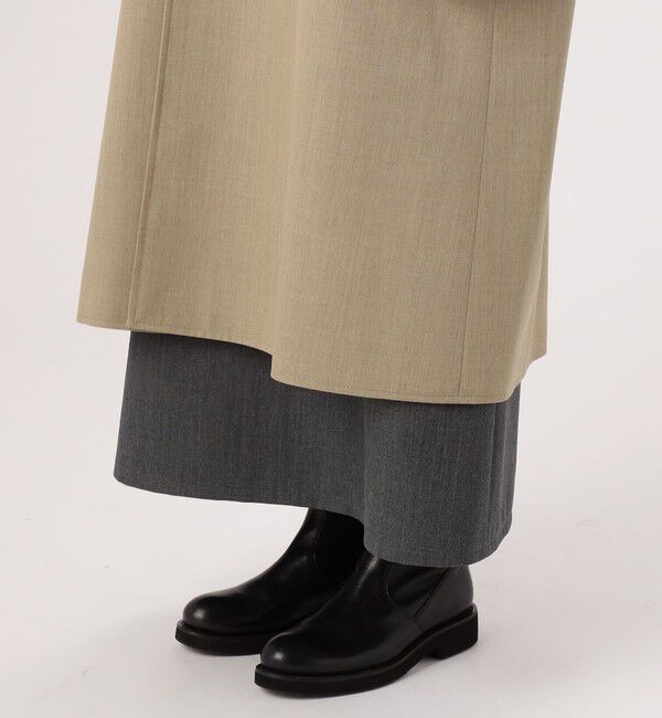 GALERIE VIE「ウールギャバジンスタンドカラー トレンチコート」|ダッフルコート|