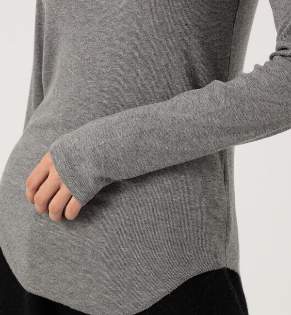 GALERIE VIE「レーヨンカシミヤジャージー ハイネックプルオーバー」|Tシャツ・カットソー|