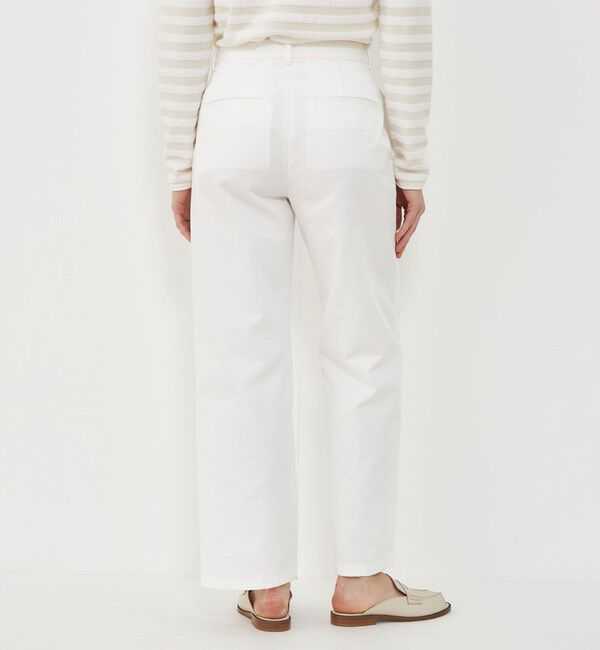 GALERIE VIE「ドライコットンチノ ストレートパンツ」|チノ|