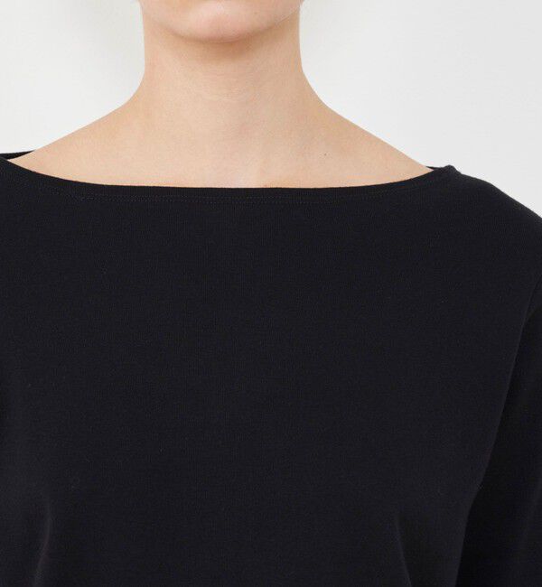 GALERIE VIE「ソフトジャージーリブ ボートネックプルオーバー」|Tシャツ・カットソー|