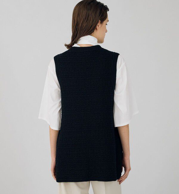 DES PRES「タックパターン フロントオープンジレ」|ベスト・ジレ|