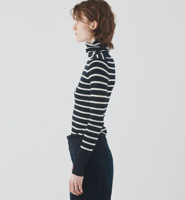 GALERIE VIE「プルミエールウールリブ タートルネックプルオーバー」|ニット・セーター|
