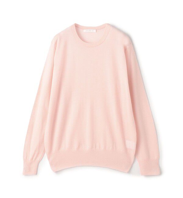 GALERIE VIE「 ウーステッドカシミヤ クルーネックプルオーバー」|ニット・セーター|31 ライトピンク