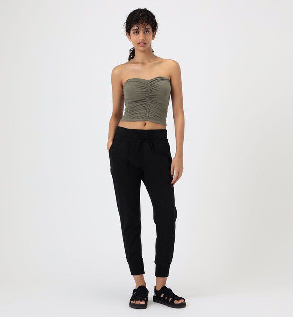 JAMES PERSE「コットンポリエステルジャージー シャーリングチューブトップ WMTP3234」|チューブトップ|