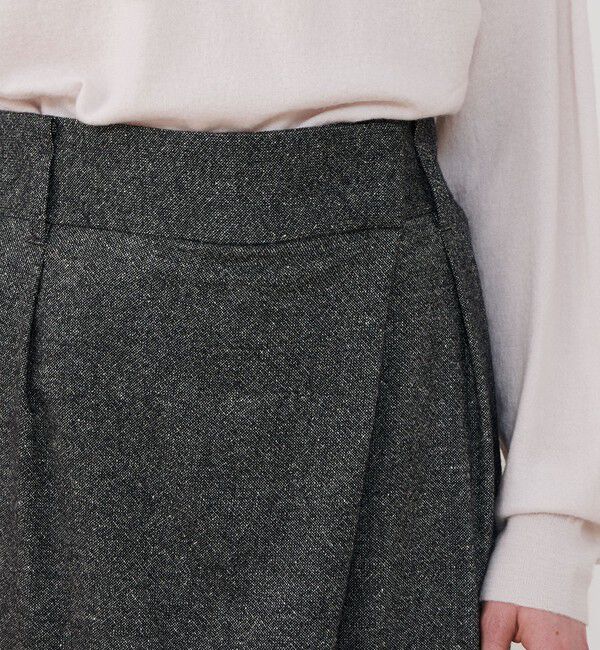 GALERIE VIE「モノフラノ ワンサイドタックスラックス」|スラックス|