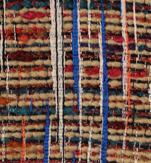 CABaN「マルチツイード フリンジショートジャケット」|ノーカラージャケット|