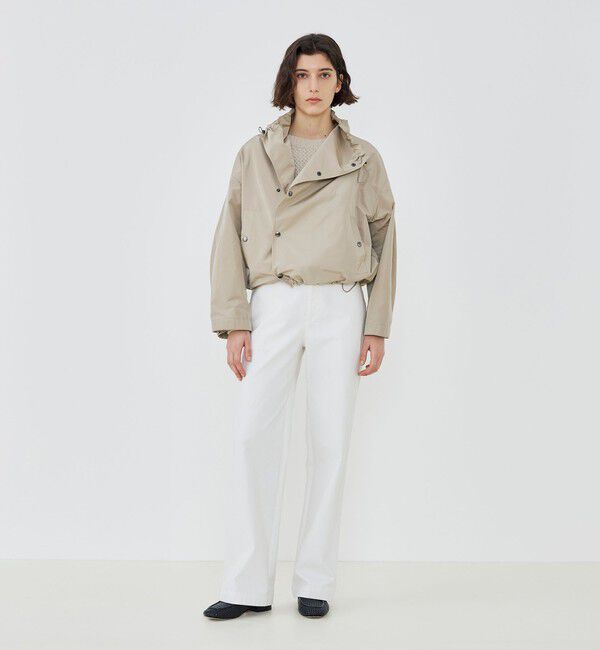 GALERIE VIE「メモリータフタ ハイネックショートブルゾン」|ブルゾン・スタジャン|