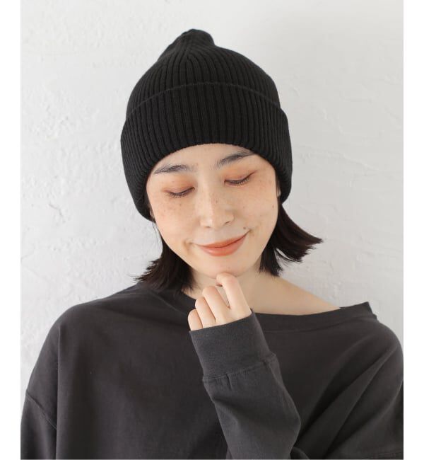 EYETHINK「【OUR LEGACY / アワーレガシー】KNIT HAT Black」|ニット帽|