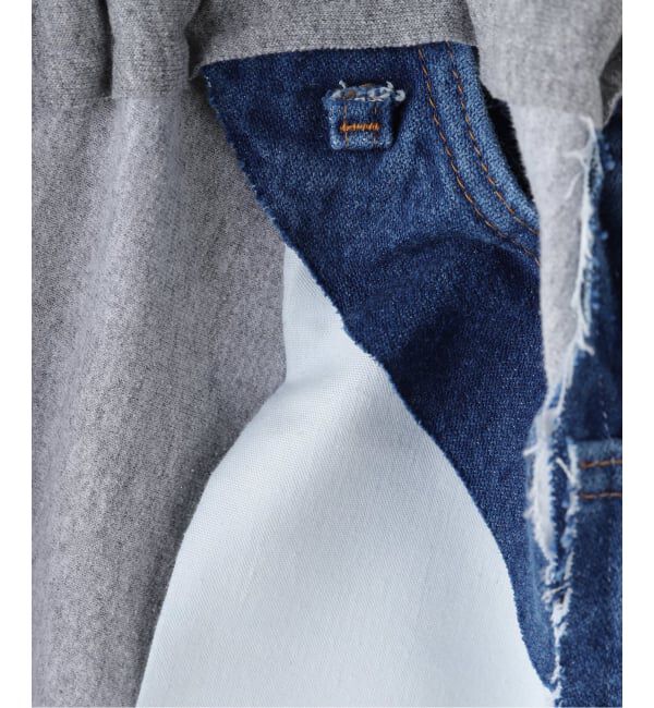 JOINT WORKS「DISCOVERED / ディスカバード Sweat x Denim Pants」|デニム|