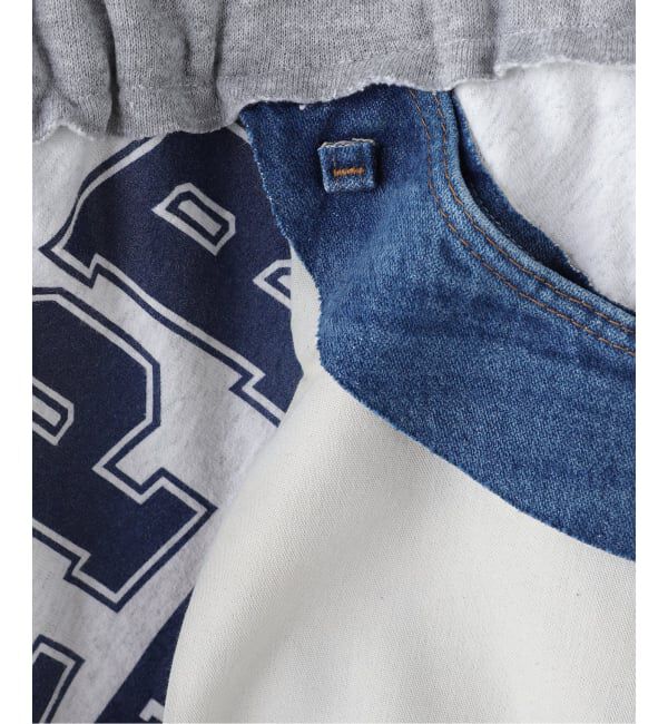 JOINT WORKS「DISCOVERED / ディスカバード Sweat x Denim Pants」|デニム|