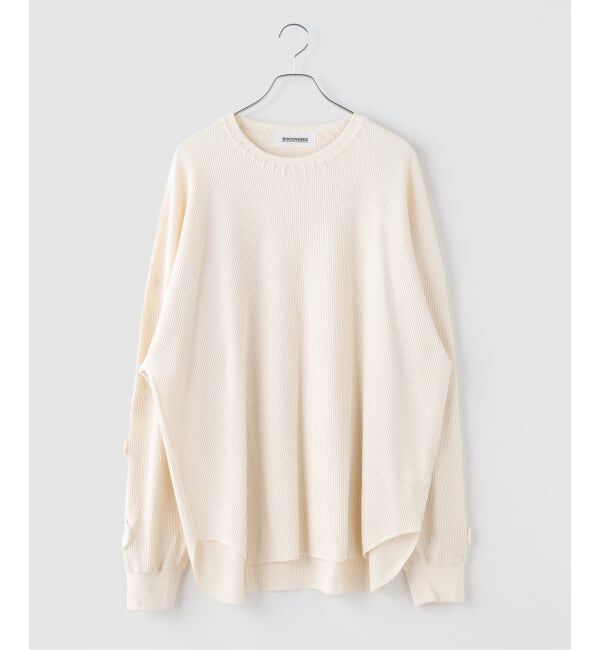 JOINT WORKS「DISCOVERED / ディスカバード BONE CROCHET WAFFLE CUTSEWN」|Tシャツ・カットソー|ナチュラル