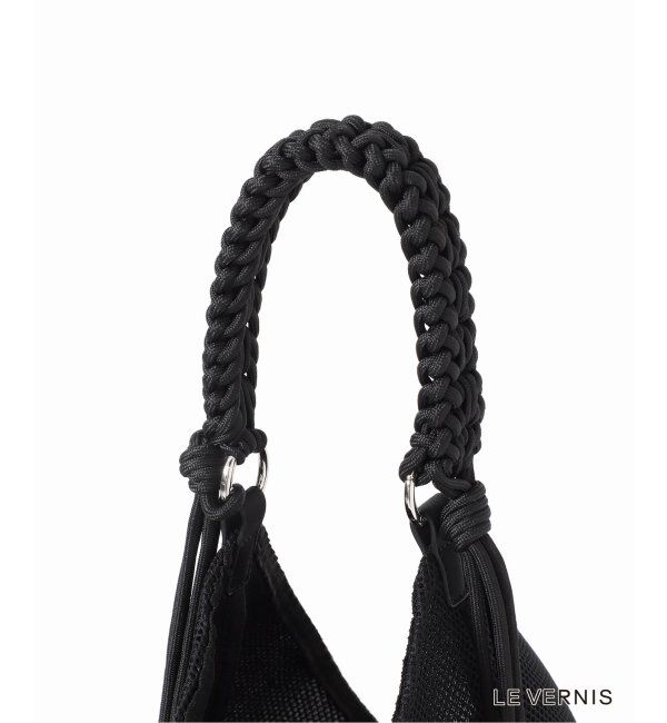 SLOBE IENA「《WEB限定/追加》LE VERNIS パラコードハンドルメッシュバック 235-211505」|ショルダー・メッセンジャー|