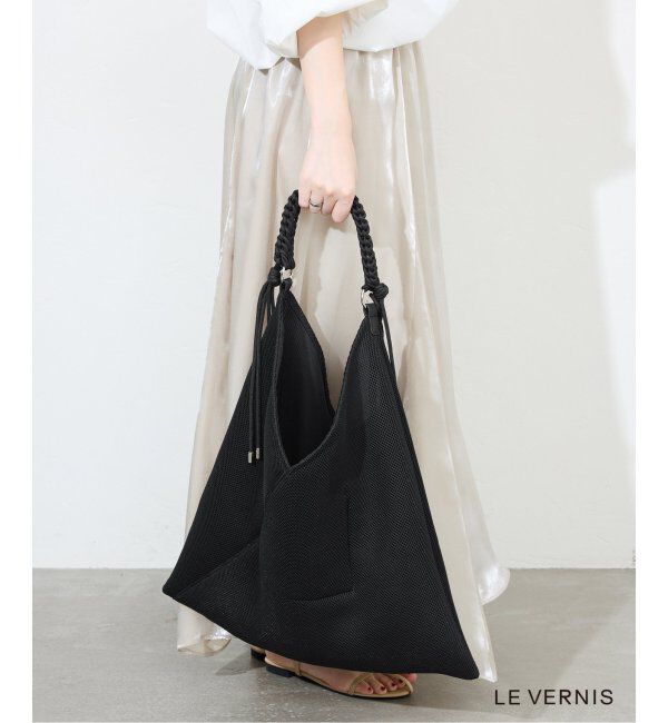 SLOBE IENA「《WEB限定/追加》LE VERNIS パラコードハンドルメッシュバック 235-211505」|ショルダー・メッセンジャー|