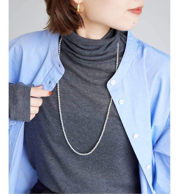 SLOBE IENA「《追加3》SLOBE メタルビーズネックレス」|ネックレス|