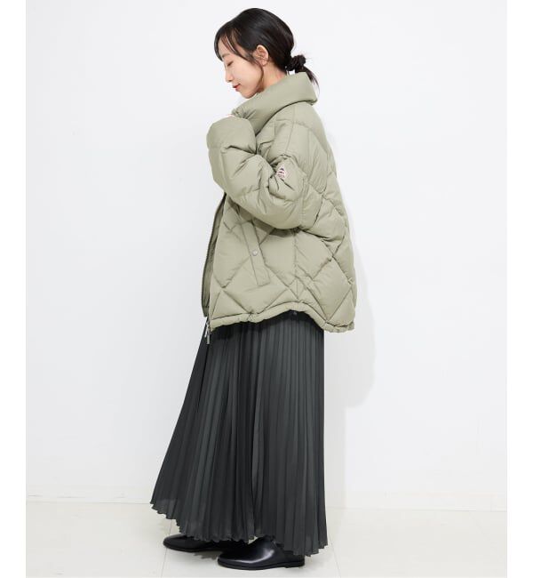 SLOBE IENA「《追加》パウダリーサテンプリーツキャミワンピース」|ワンピース|