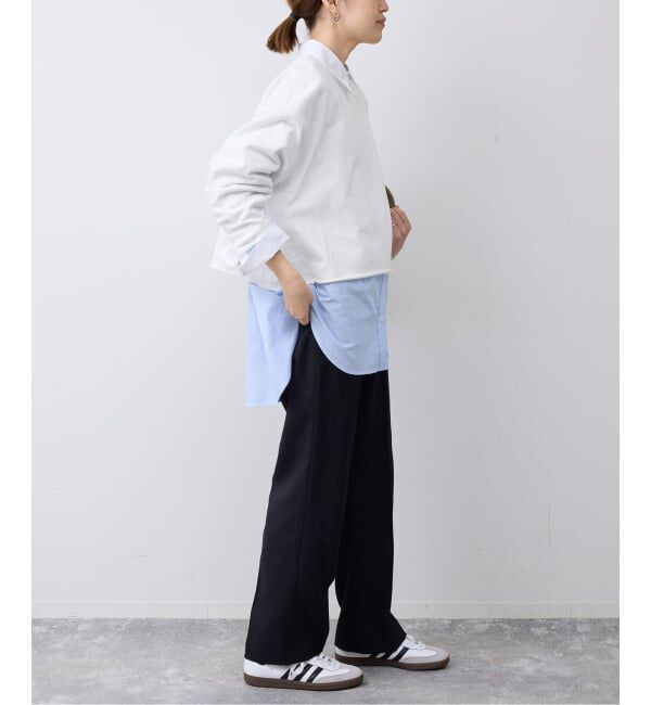 SLOBE IENA「カラーストライプオーバーシャツ」|シャツ・ブラウス|