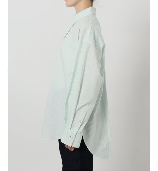 SLOBE IENA「カラーストライプオーバーシャツ」|シャツ・ブラウス|