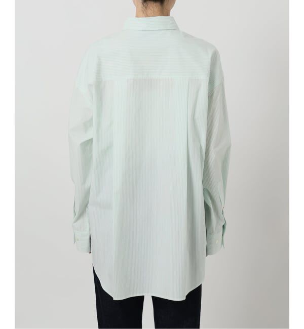 SLOBE IENA「カラーストライプオーバーシャツ」|シャツ・ブラウス|