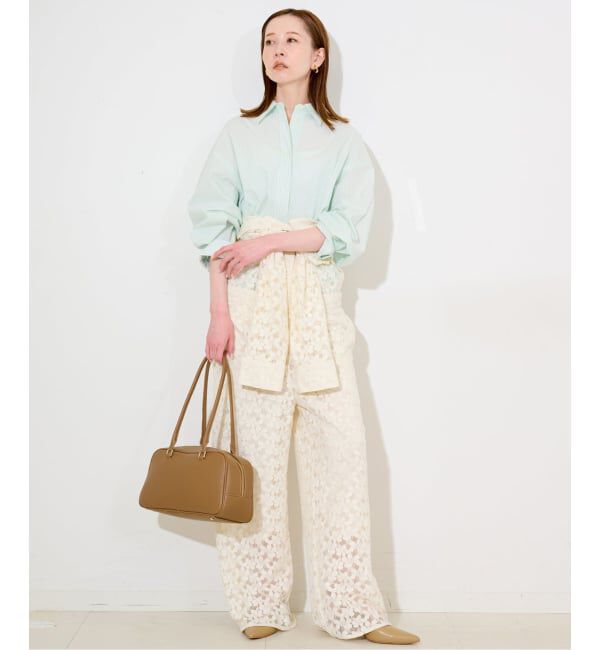 SLOBE IENA「カラーストライプオーバーシャツ」|シャツ・ブラウス|