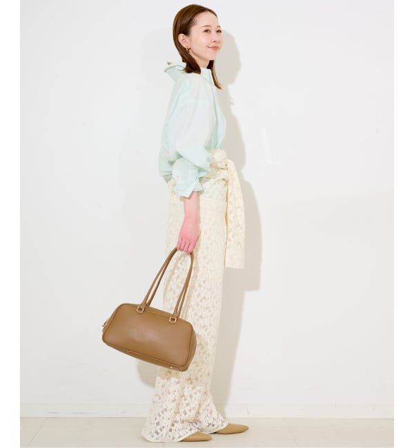 SLOBE IENA「カラーストライプオーバーシャツ」|シャツ・ブラウス|