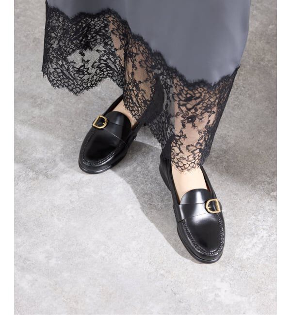IENA「CASTELLANO/カステラーノ buckle loafers ローファー AT09 ANTIK」|ローファー|