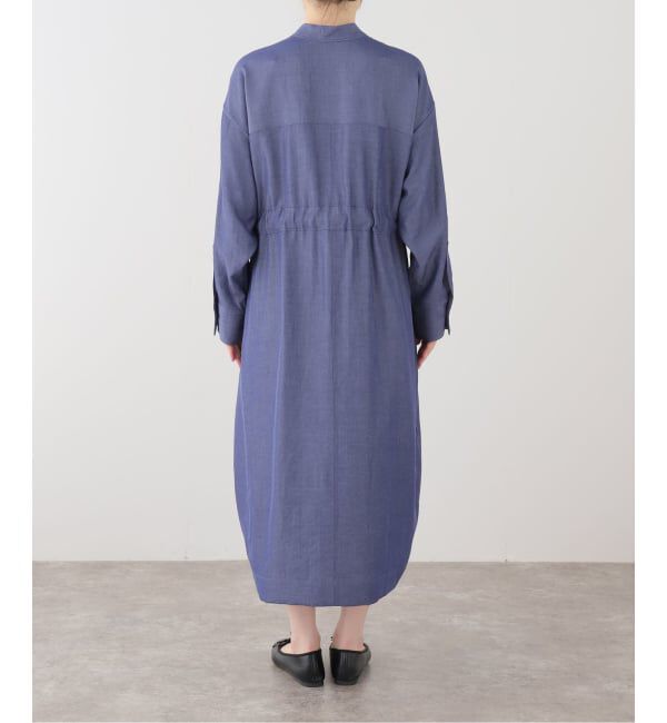 IENA「2WAY シャンブレー ワークワンピース」|ワンピース|