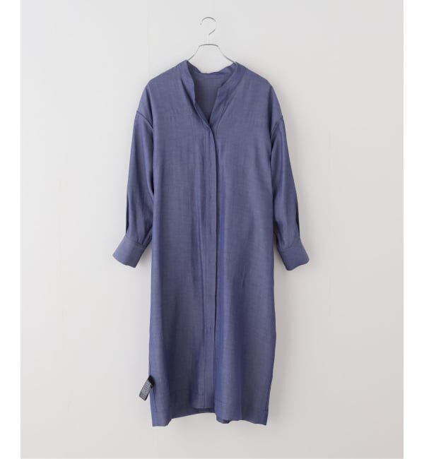 IENA「2WAY シャンブレー ワークワンピース」|ワンピース|