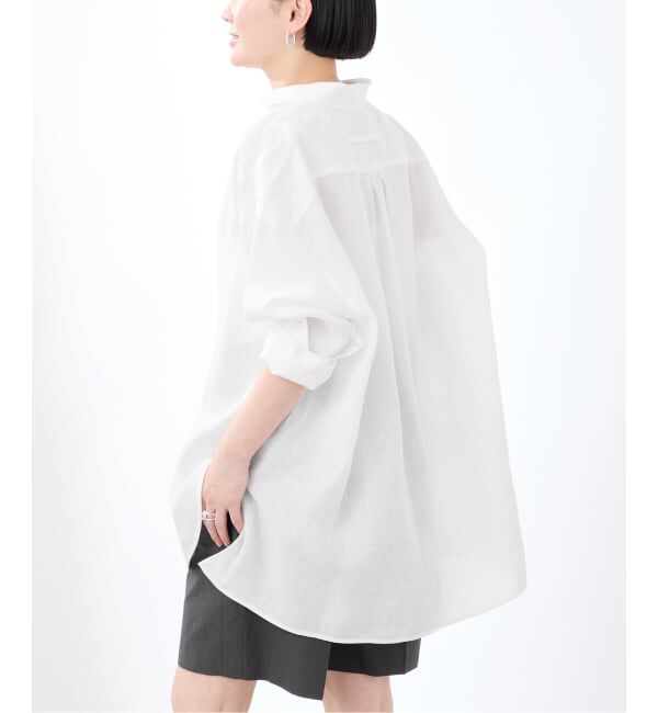 VERMEIL par iena「《予約》TICCA ティッカ 別注リネンスクエアビッグシャツ TBFS-543」|シャツ・ブラウス|