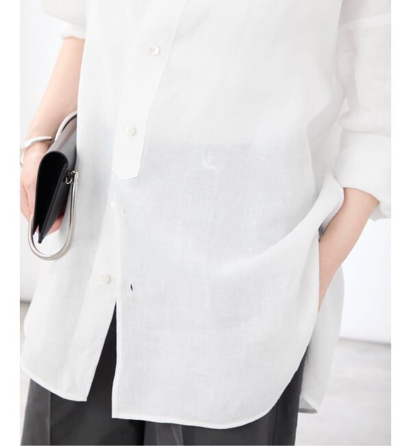 VERMEIL par iena「《予約》TICCA ティッカ 別注リネンスクエアビッグシャツ TBFS-543」|シャツ・ブラウス|