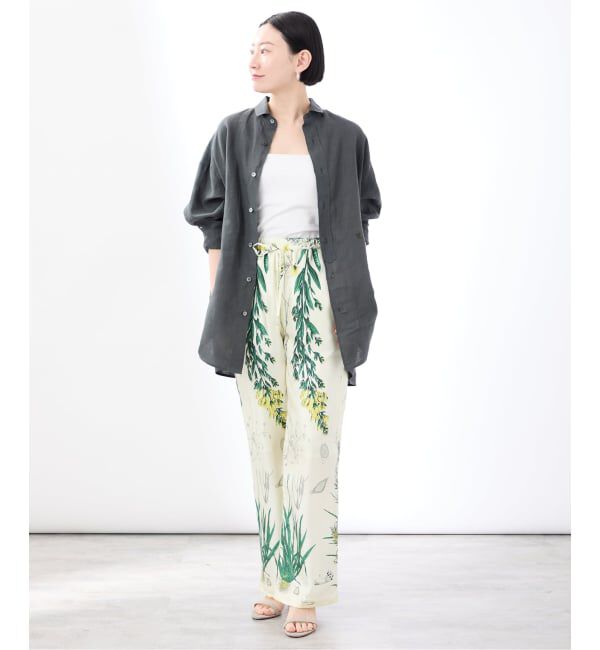 VERMEIL par iena「《予約》TICCA ティッカ 別注リネンスクエアビッグシャツ TBFS-543」|シャツ・ブラウス|