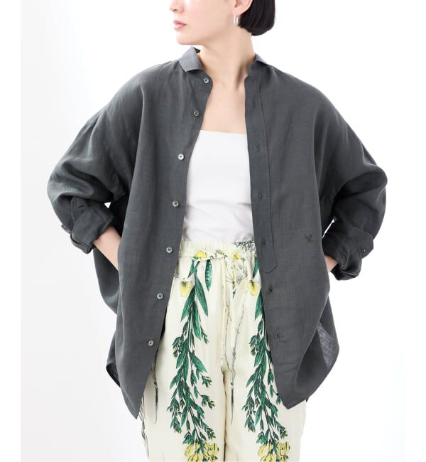 VERMEIL par iena「《予約》TICCA ティッカ 別注リネンスクエアビッグシャツ TBFS-543」|シャツ・ブラウス|
