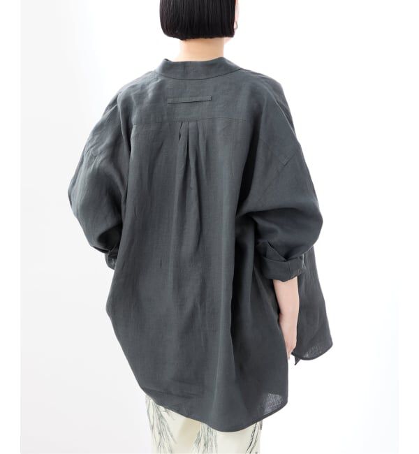 VERMEIL par iena「《予約》TICCA ティッカ 別注リネンスクエアビッグシャツ TBFS-543」|シャツ・ブラウス|