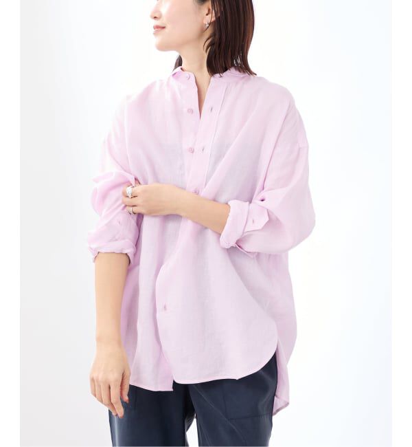 VERMEIL par iena「《予約》TICCA ティッカ 別注リネンスクエアビッグシャツ TBFS-543」|シャツ・ブラウス|